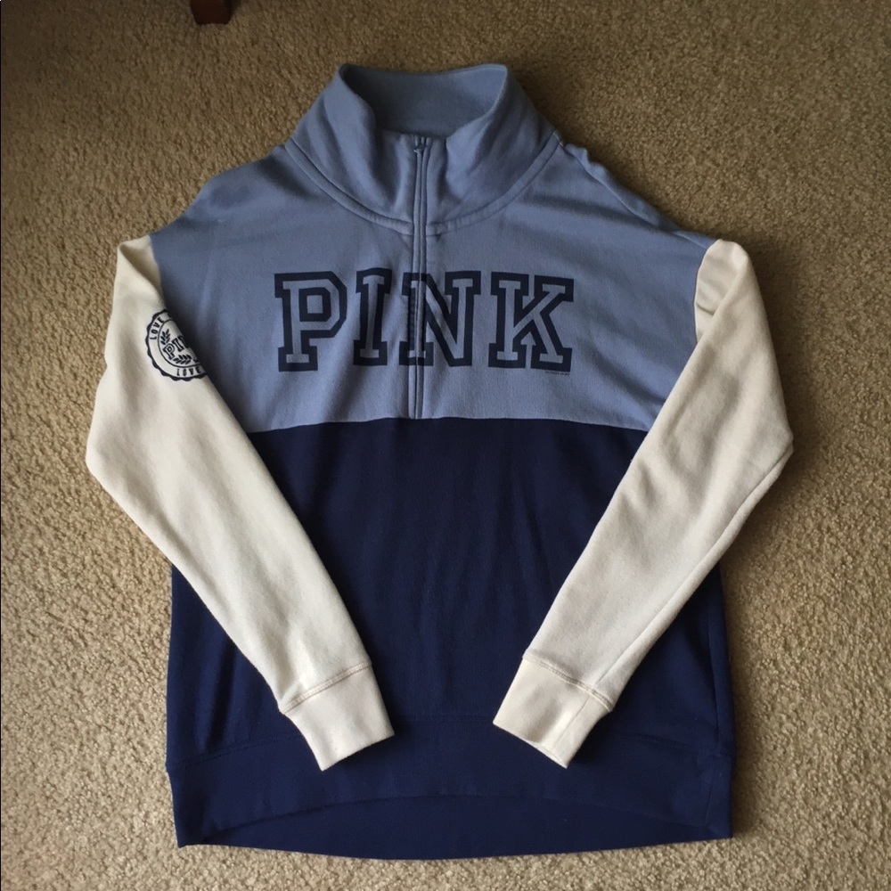 V.S. PINK quarter-zip pullover!